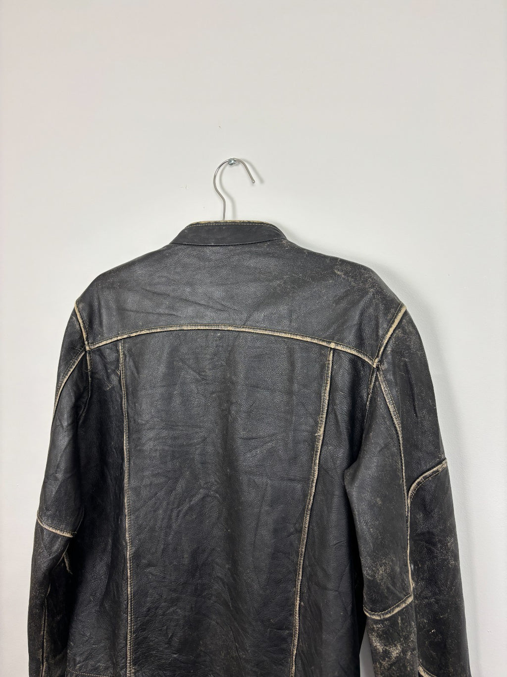 1990s Vintage Danier Leather Biker Jacket
