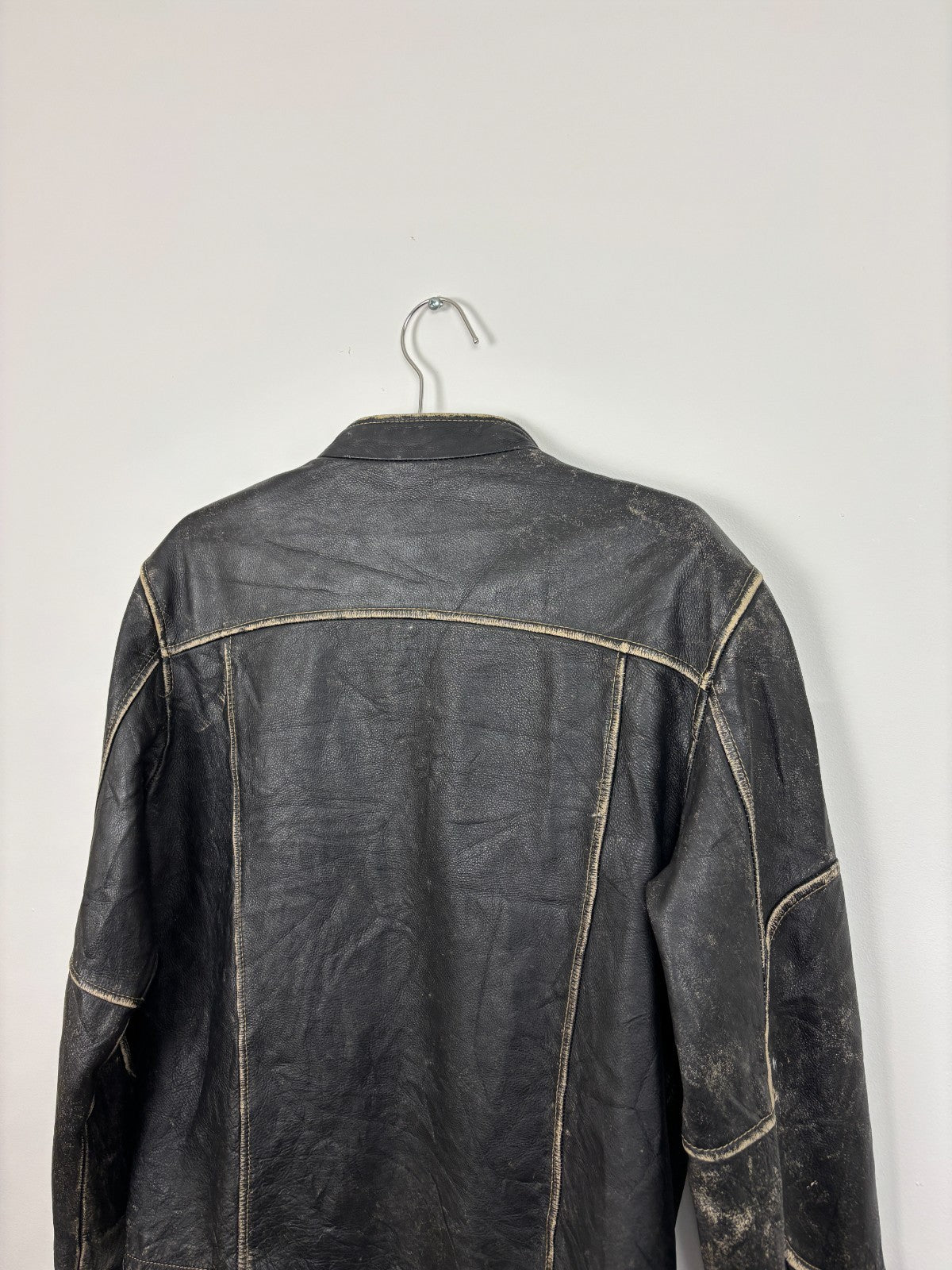 1990s Vintage Danier Leather Biker Jacket