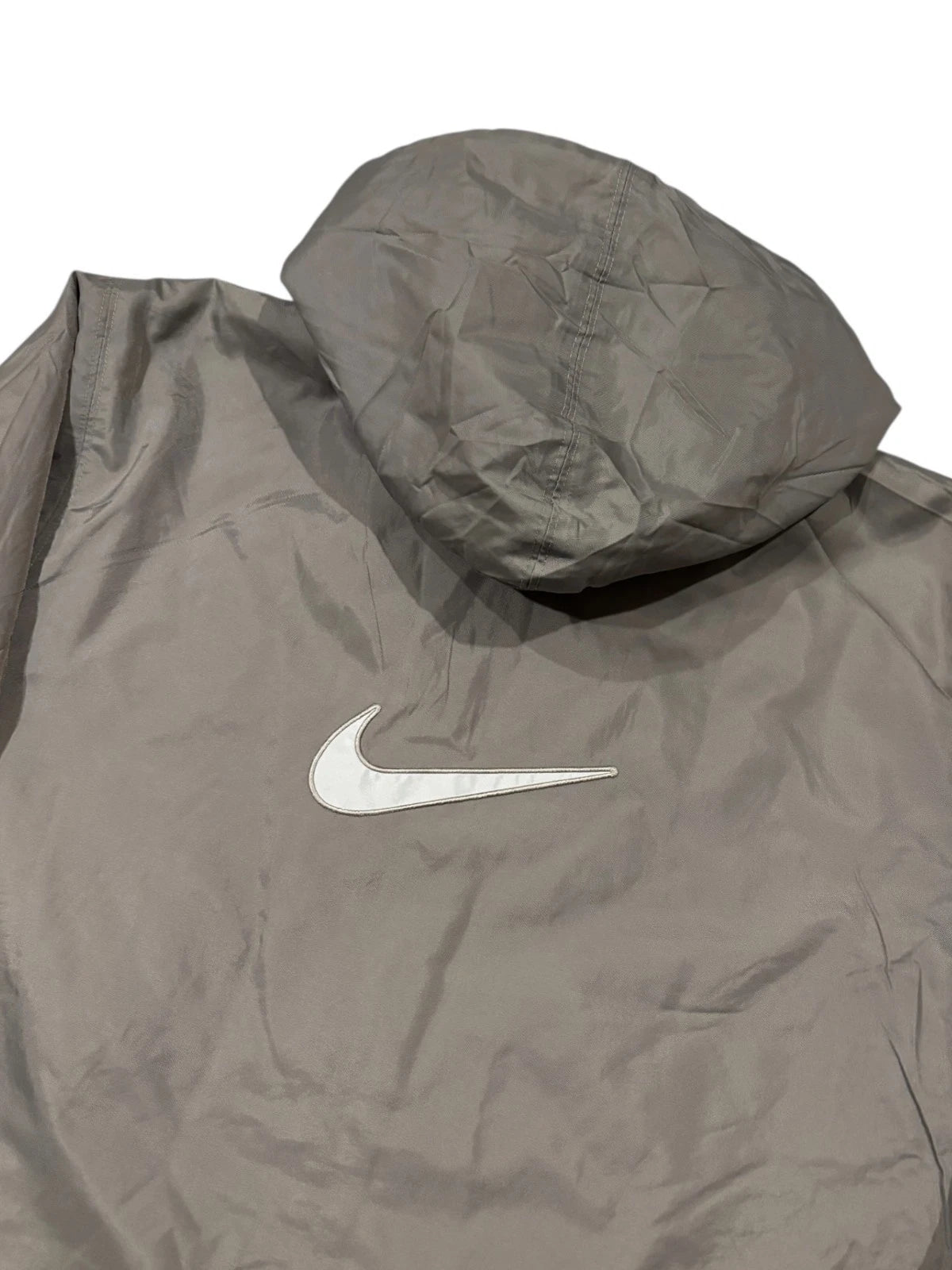 Vintage Nike Parka Jacket - Size Medium - Olive Green - Y2K Zip Up Coat