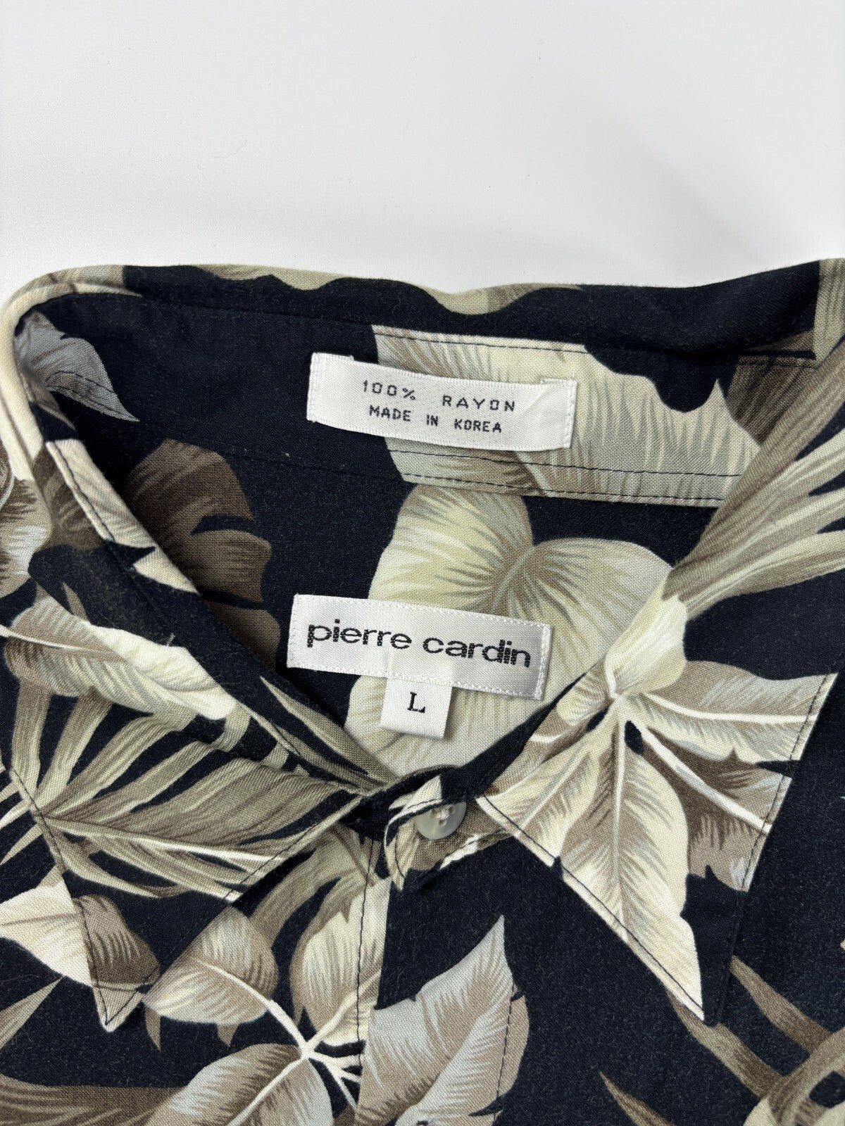 Vintage Pierre Cardin Hawaiian Button Up Shirt