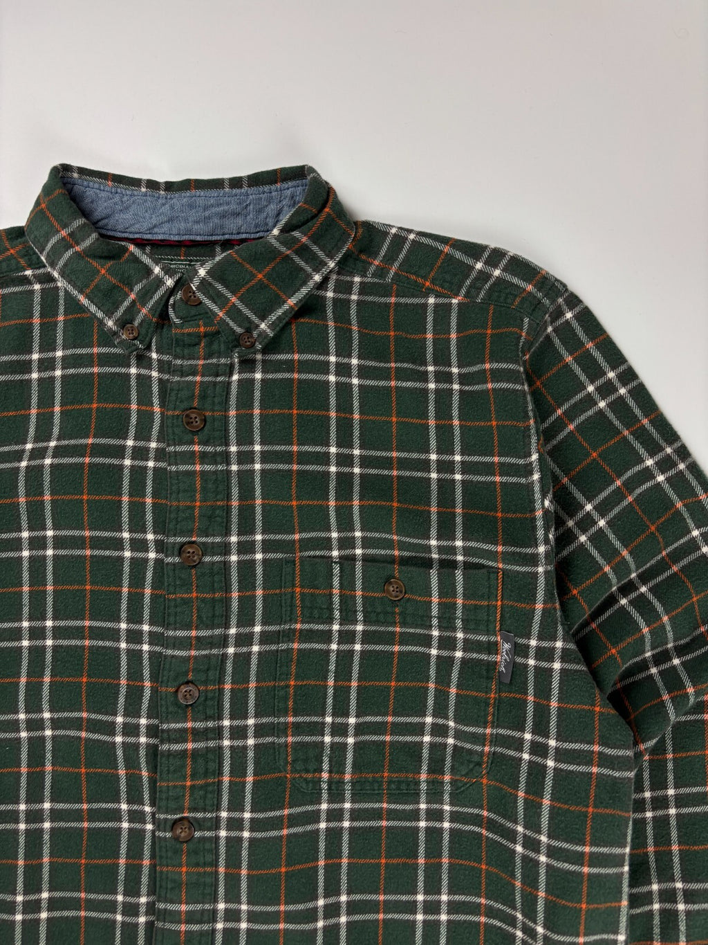 Vintage Woolrich Plaid Button Up Flannel Shirt