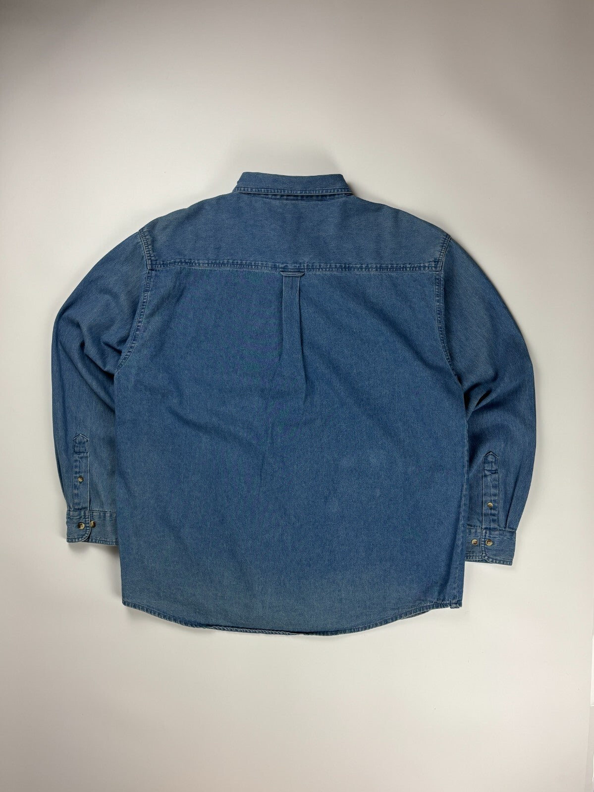 Vintage Ohio State University Denim Button Up Shirt