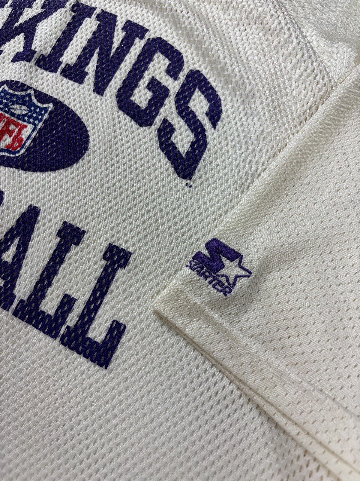 Vintage Starter Minnesota Vikings Cropped Football Jersey