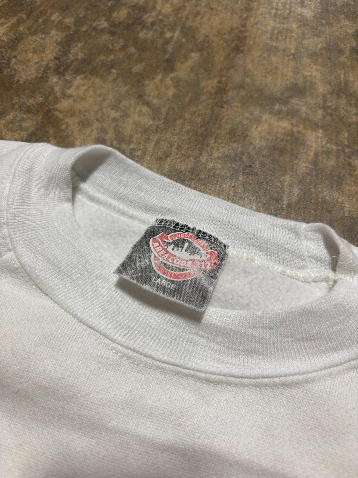 Vintage 1980s Myrtle Beach Sweatshirt - Travel Souviner - Size Large - White