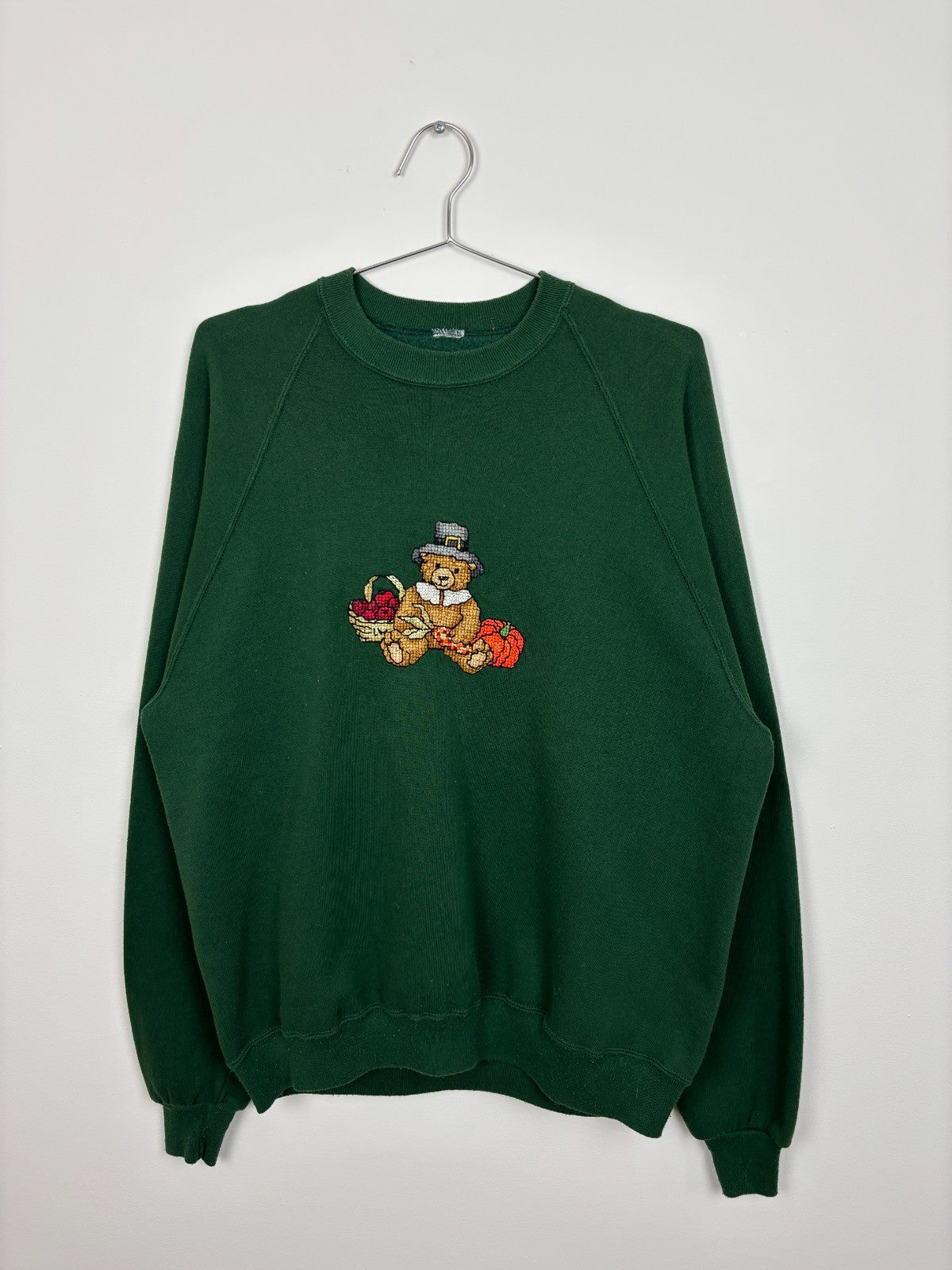 1990s Vintage Teddy Bear Embroidered Sweatshirt