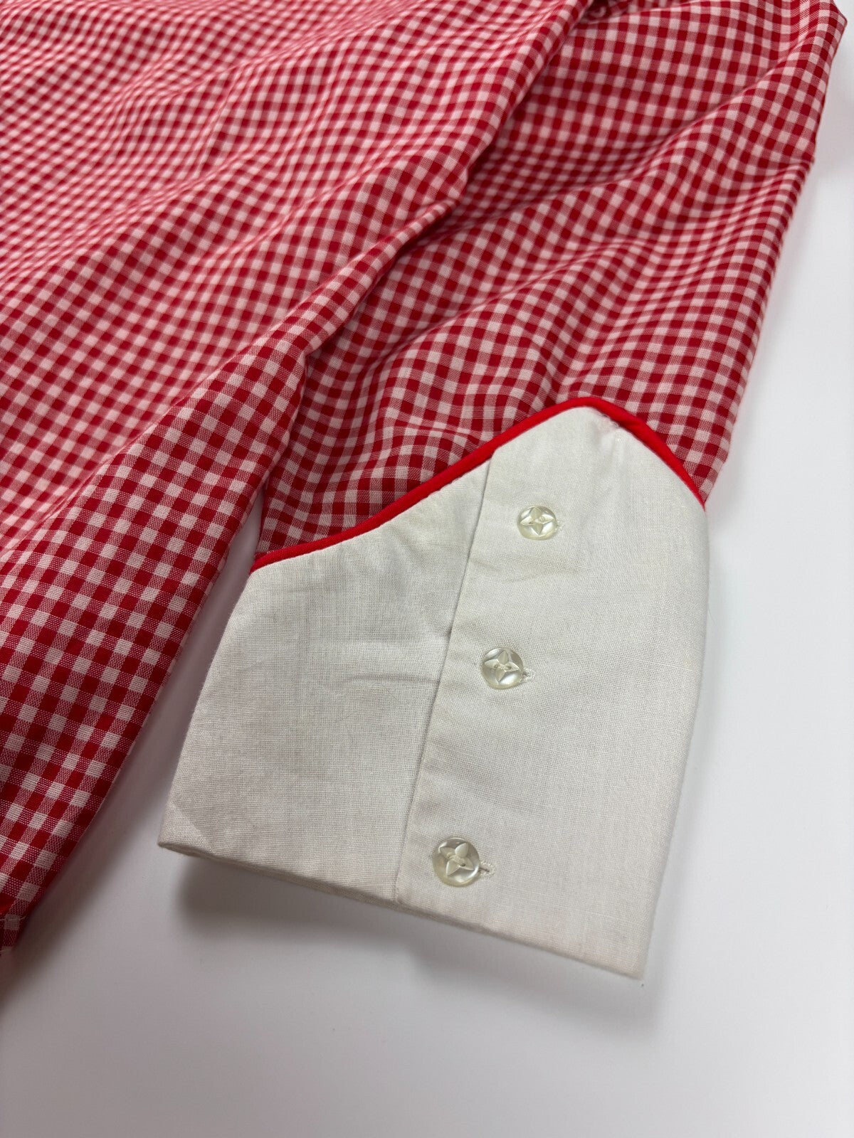 Vintage Western Plaid Button Up Shirt
