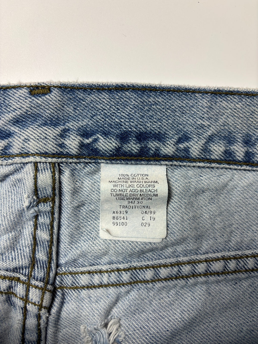 Vintage Harley Davidson Distressed Jeans