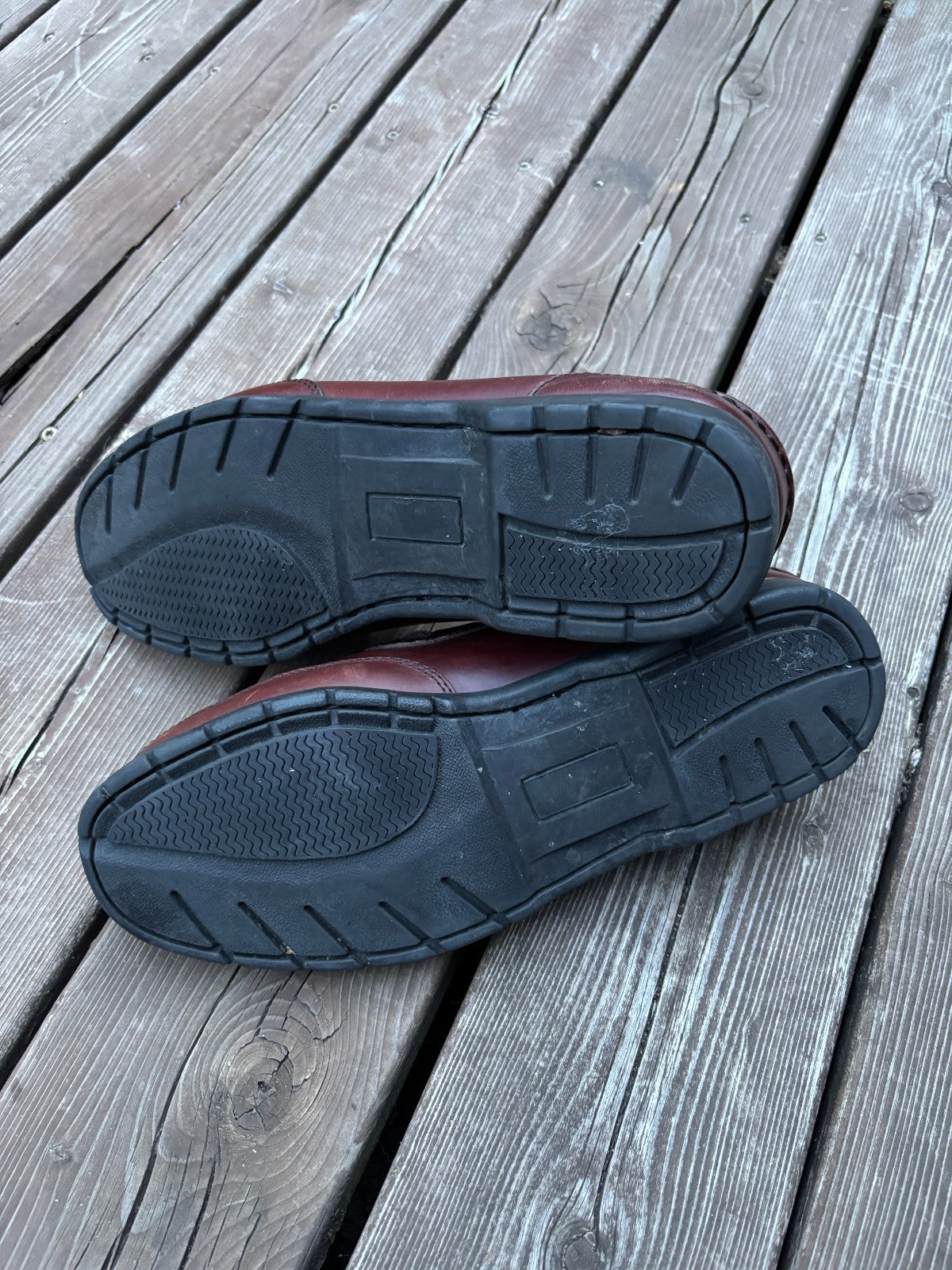 Vintage Cabelas Leather Boat Shoes