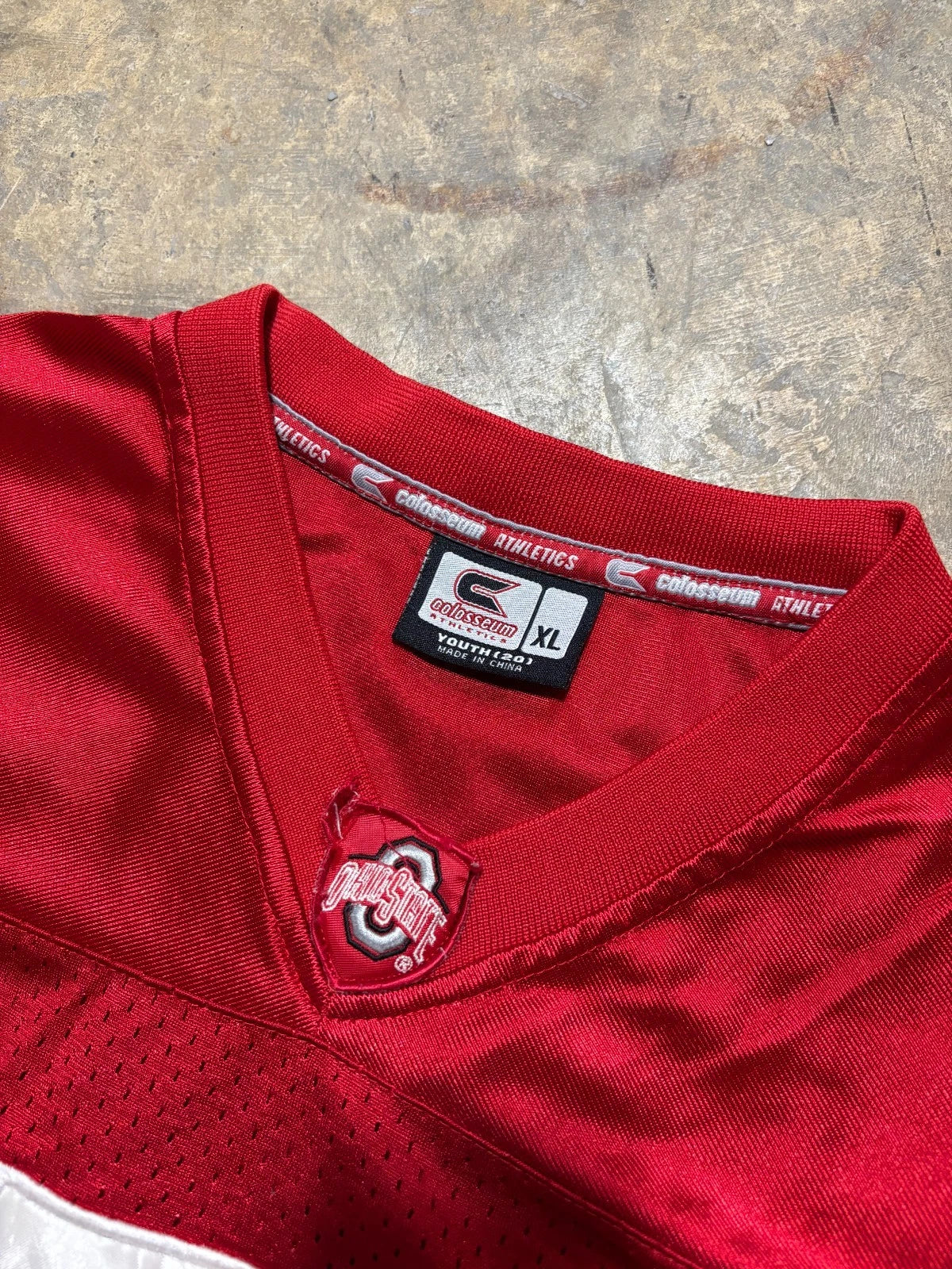 Vintage Ohio State Buckeyes Football Jersey / NCAA Collegiate / Red / Size XL