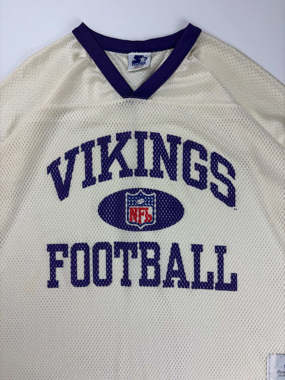 Vintage Starter Minnesota Vikings Cropped Football Jersey