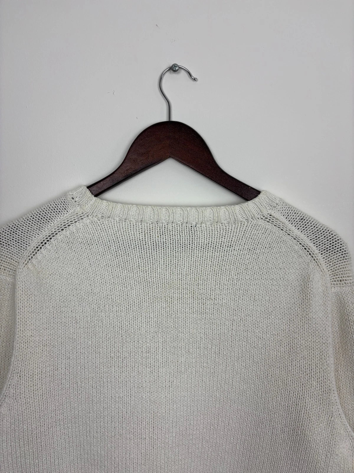 Vintage Polo Ralph Lauren Knit Sweater - Womens XL - White American Flag