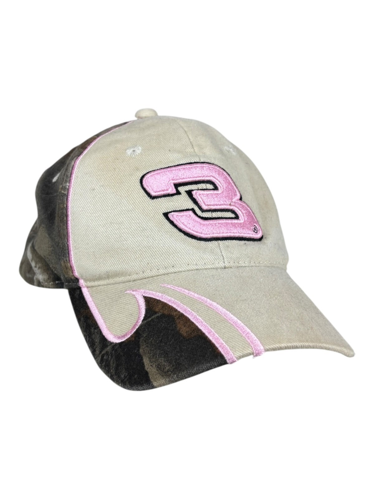 Vintage NASCAR Dale Earnhardt Camo Adjustable Hat