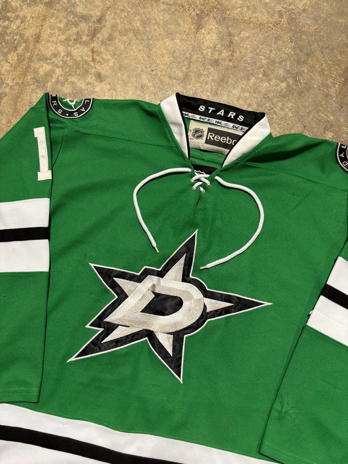Vintage Dallas Stars Jersey / Patrick Sharp #10 / NHL / Reebok Green Size Large