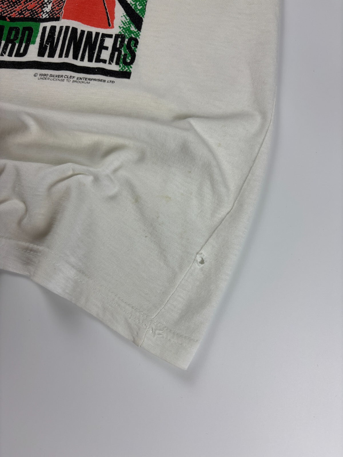 Vintage 1990 Knebworth Silver Clef Award Winners Tee