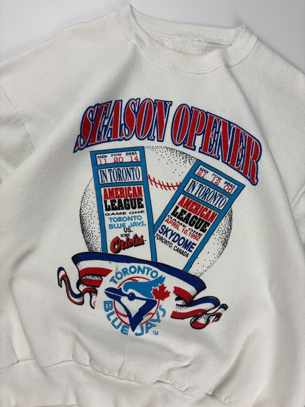 Vintage Toronto Blue Jays Season Opener Sweatshirt