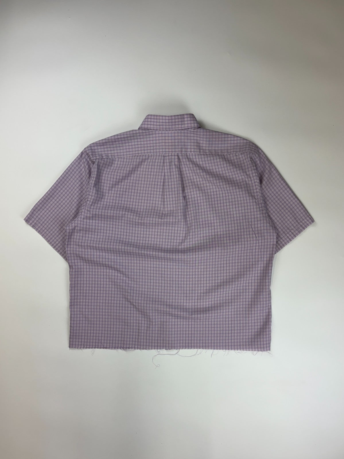 Vintage Roguehaus Plaid Cropped Button Up Shirt