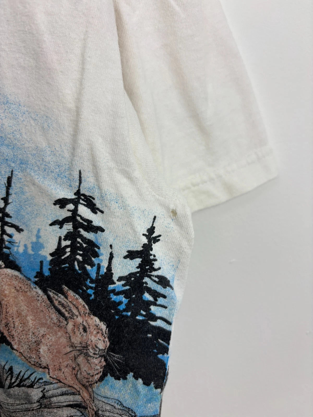 Vintage 1990s Reno Nevada T-Shirt - White - Size XL - Wolf Graphic Tee