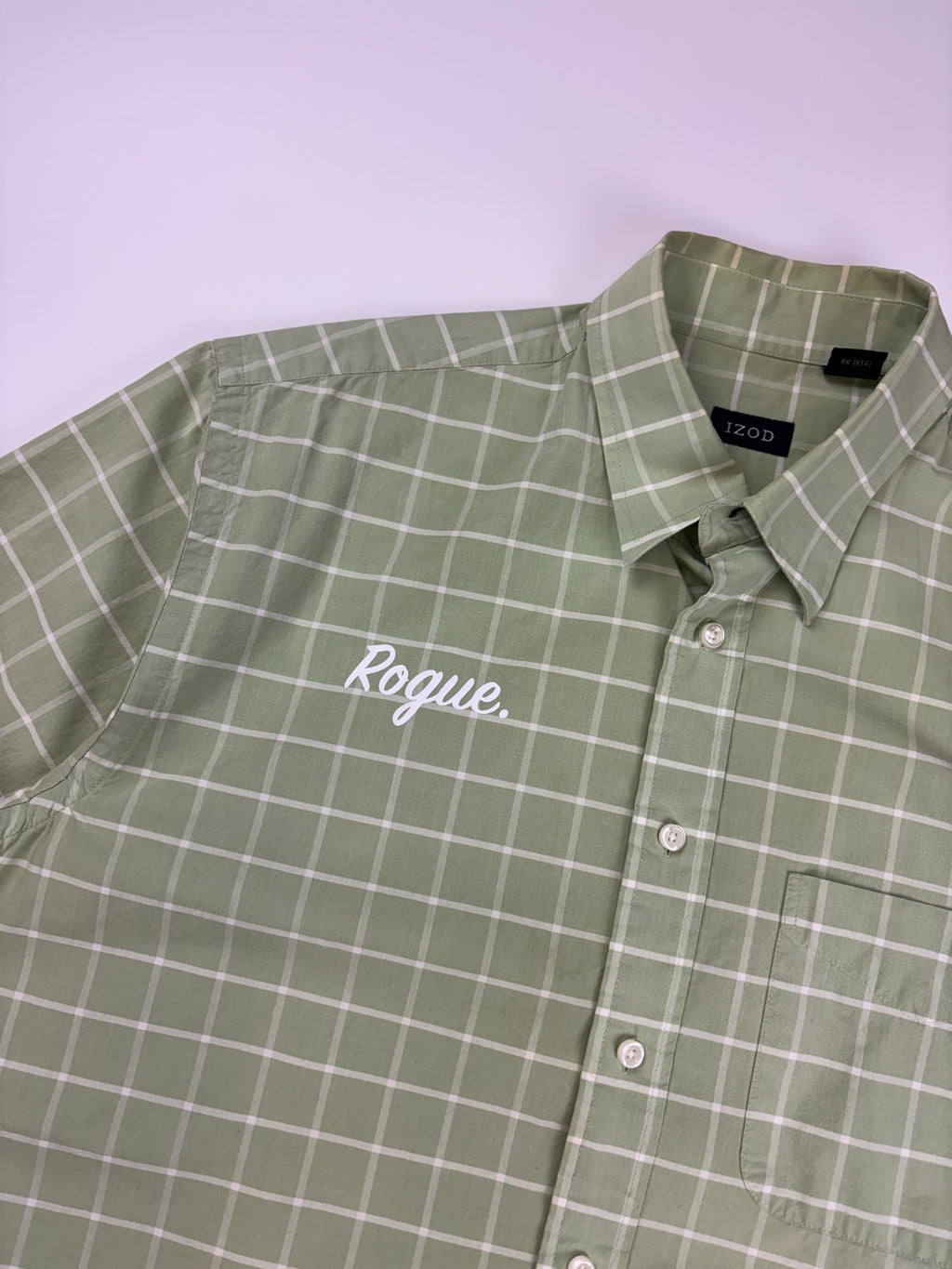 Vintage Roguehaus Plaid Cropped Button Up Shirt