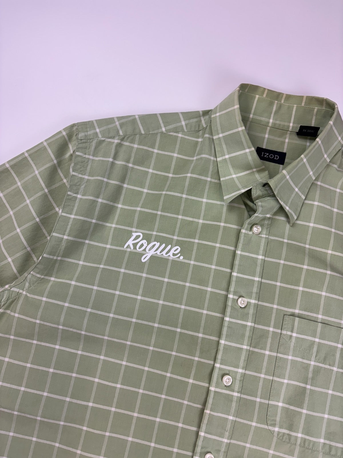 Vintage Roguehaus Plaid Cropped Button Up Shirt