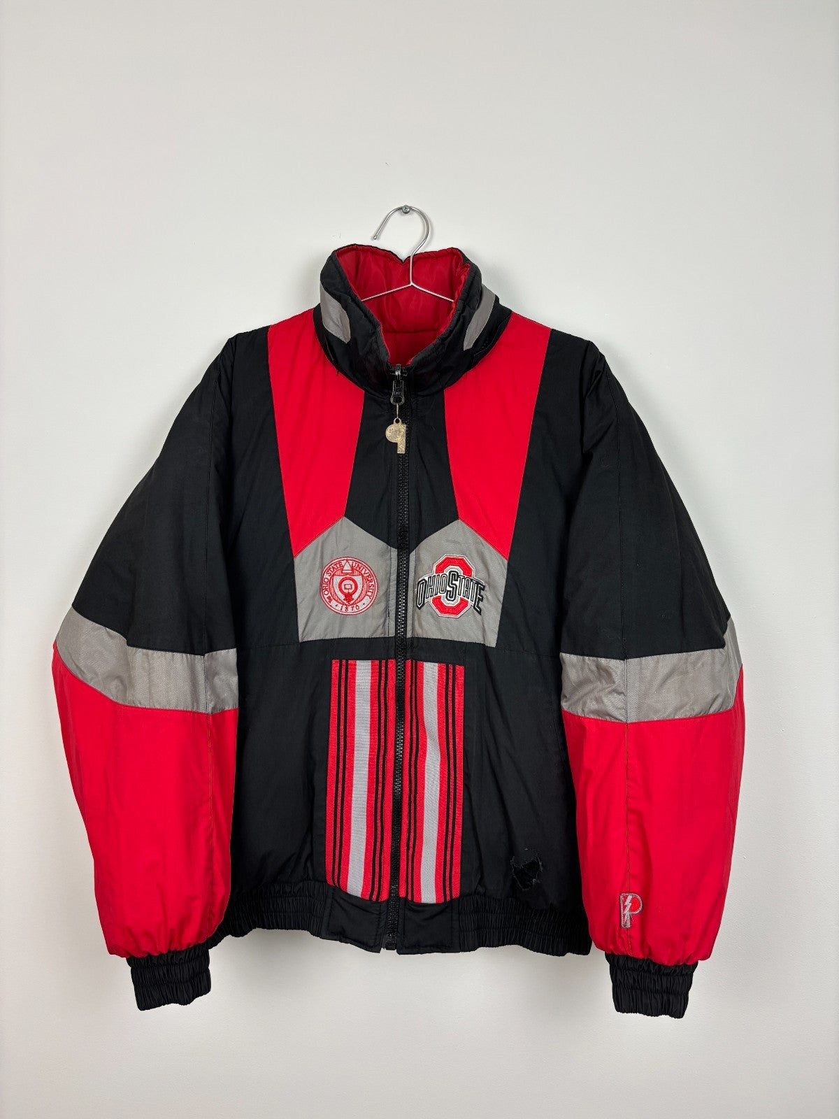 1990s Vintage Pro Player Ohio State Buckeyes Reversible Jacket