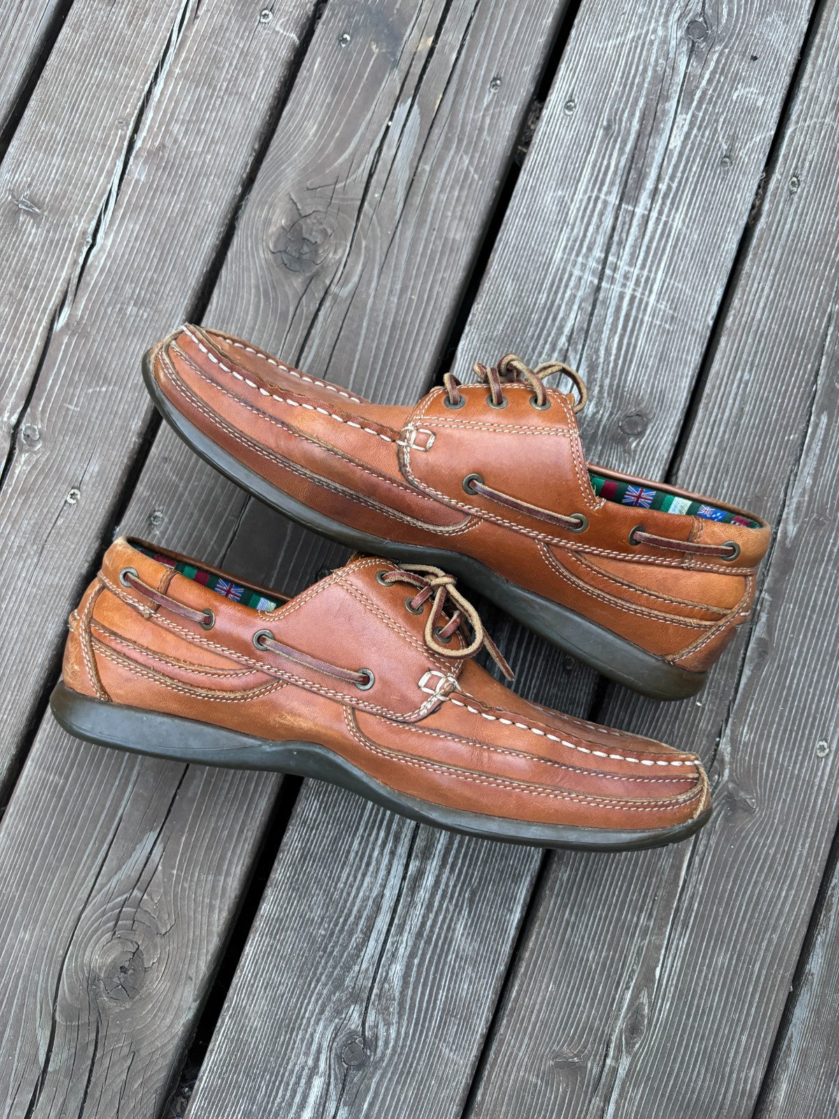 Vintage Leather Boat Shoes