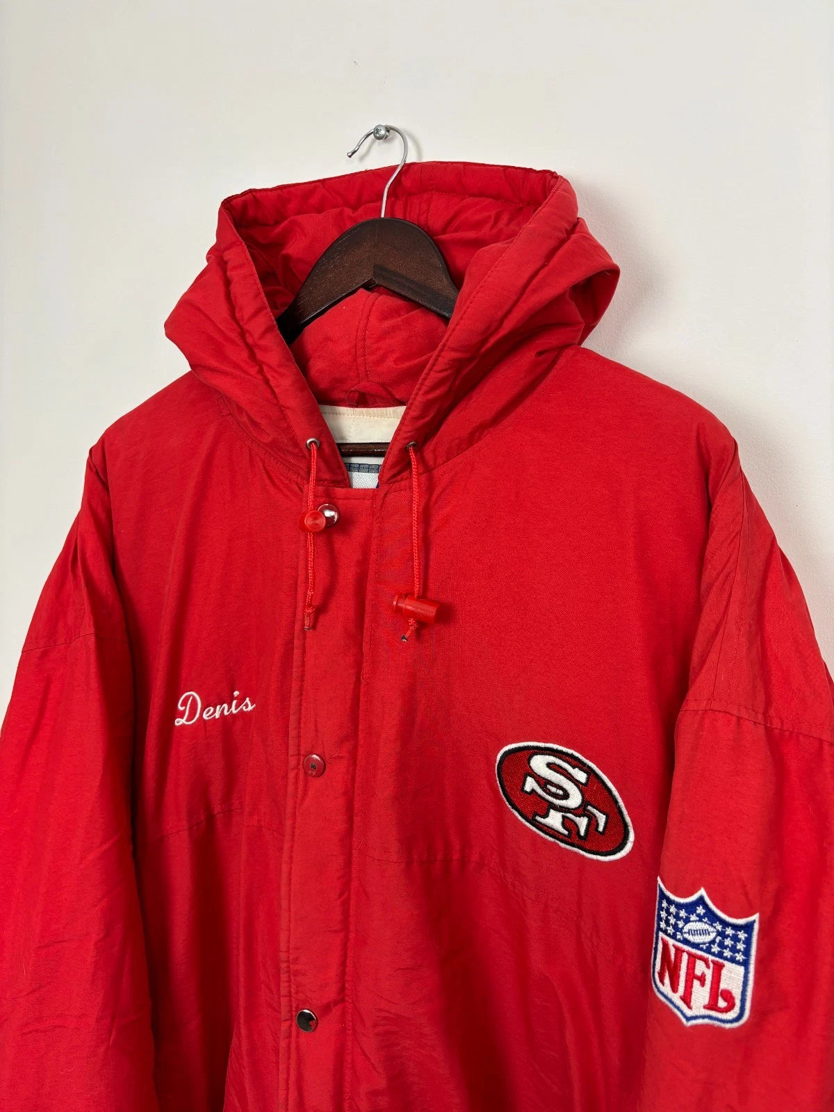 Vintage 1990s Starter San Francisco 49ers Jacket - XL - Red NFL Football