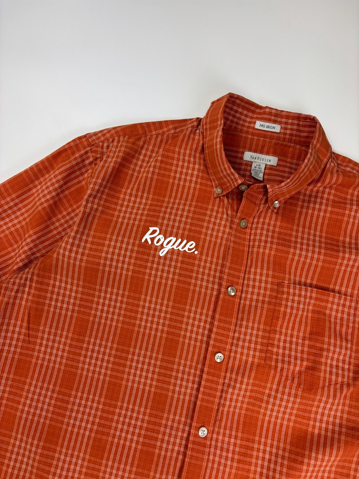 Vintage Roguehaus Plaid Cropped Button Up Shirt