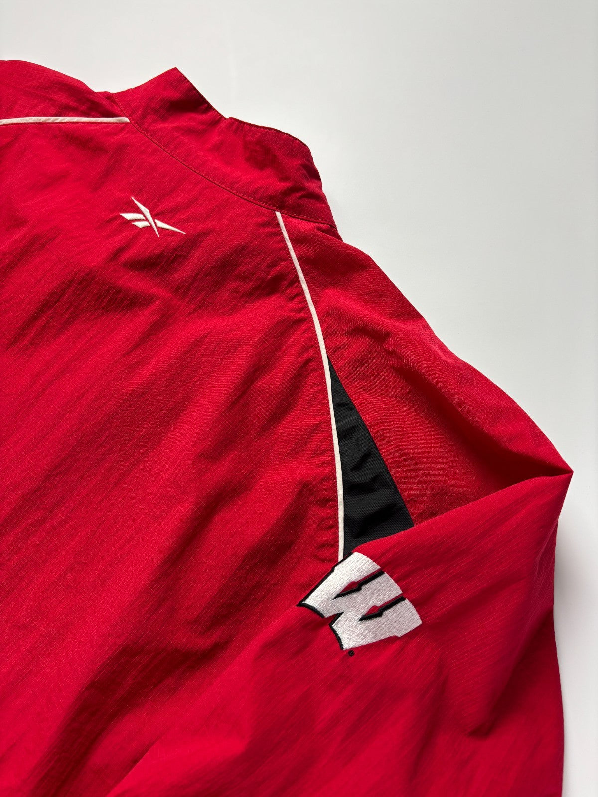 Vintage Reebok Wisconsin Badgers Windbreaker Jacket