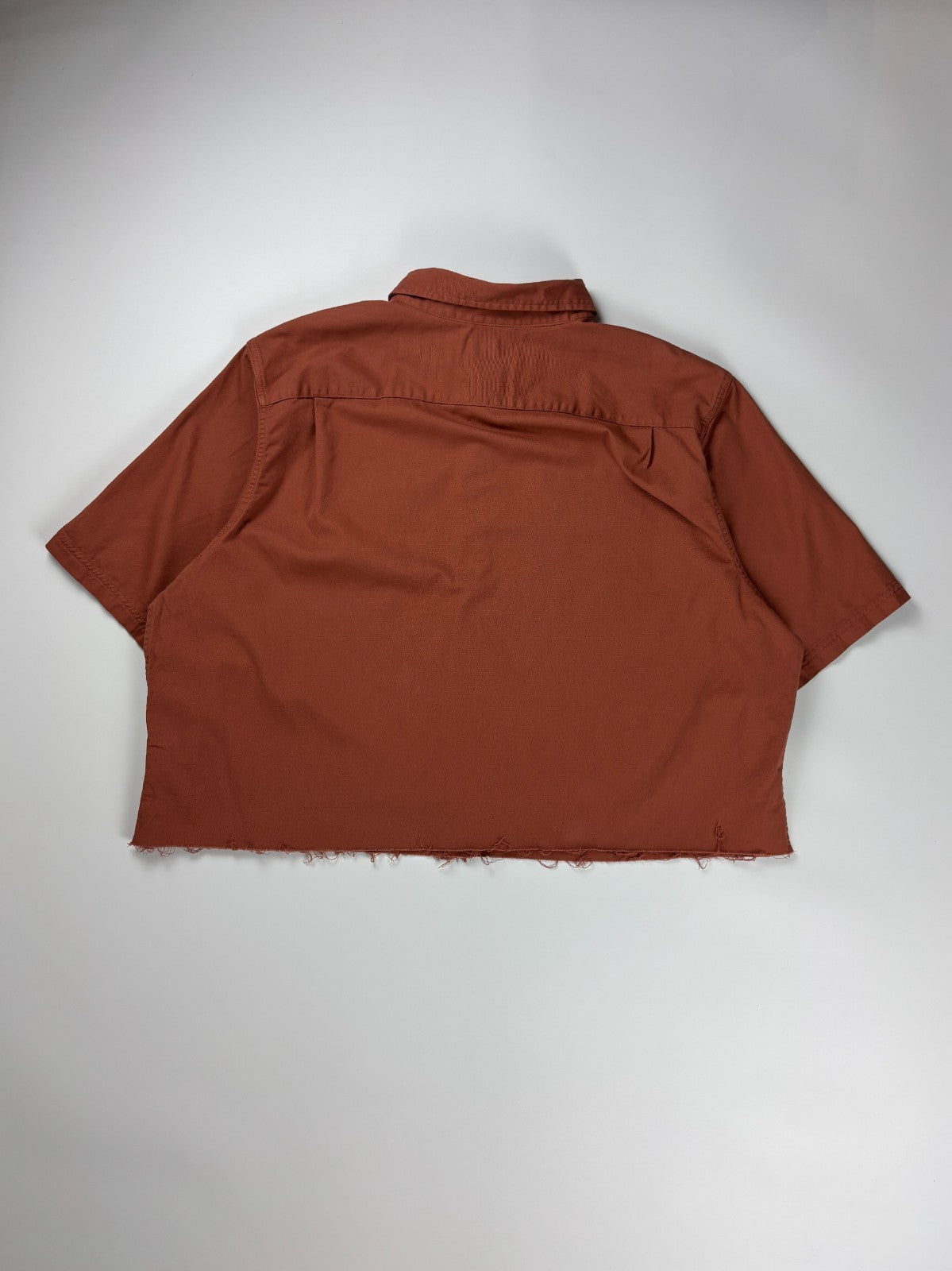 Vintage Wrangler Blank Cropped Button Up Shirt