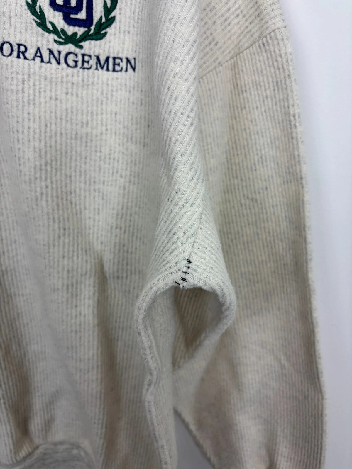 Vintage 1990s Syracuse Orangemen Sweatshirt - Gray - Size Large NCAA Collegiate