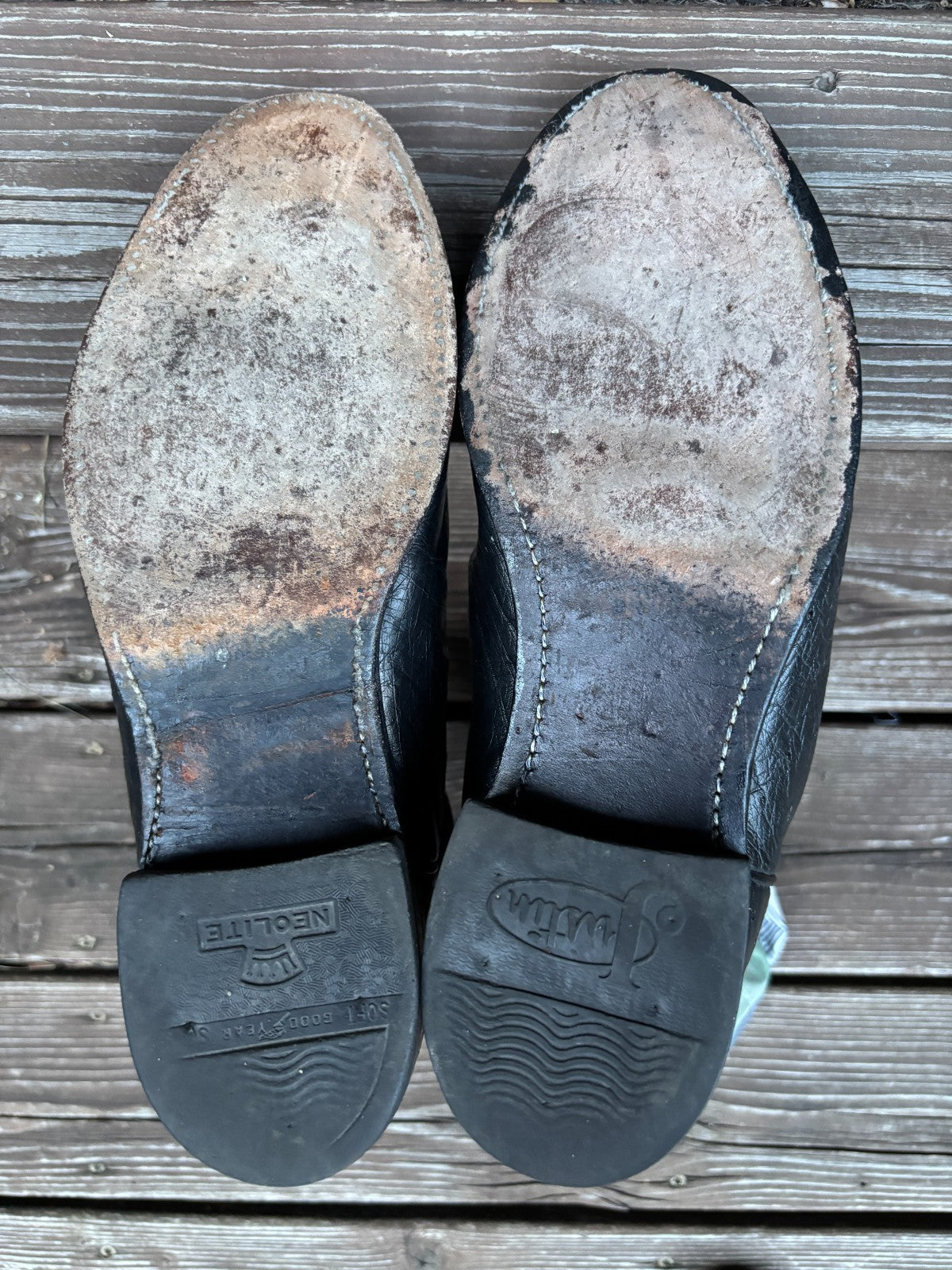 Vintage Justin Smooth Ostrich Roper Cowboy Boots