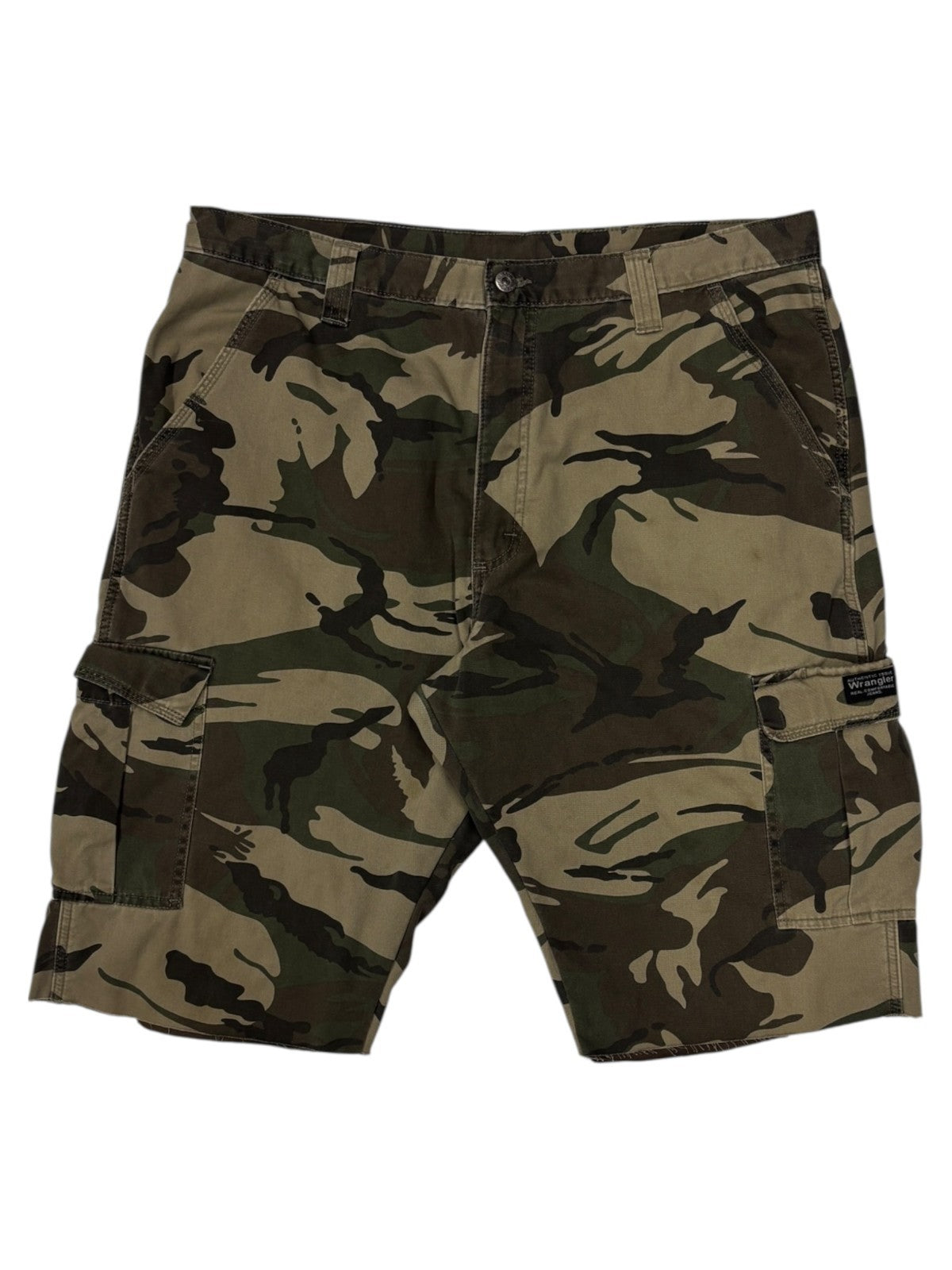 Vintage Wrangler Military Camo Cargo Shorts