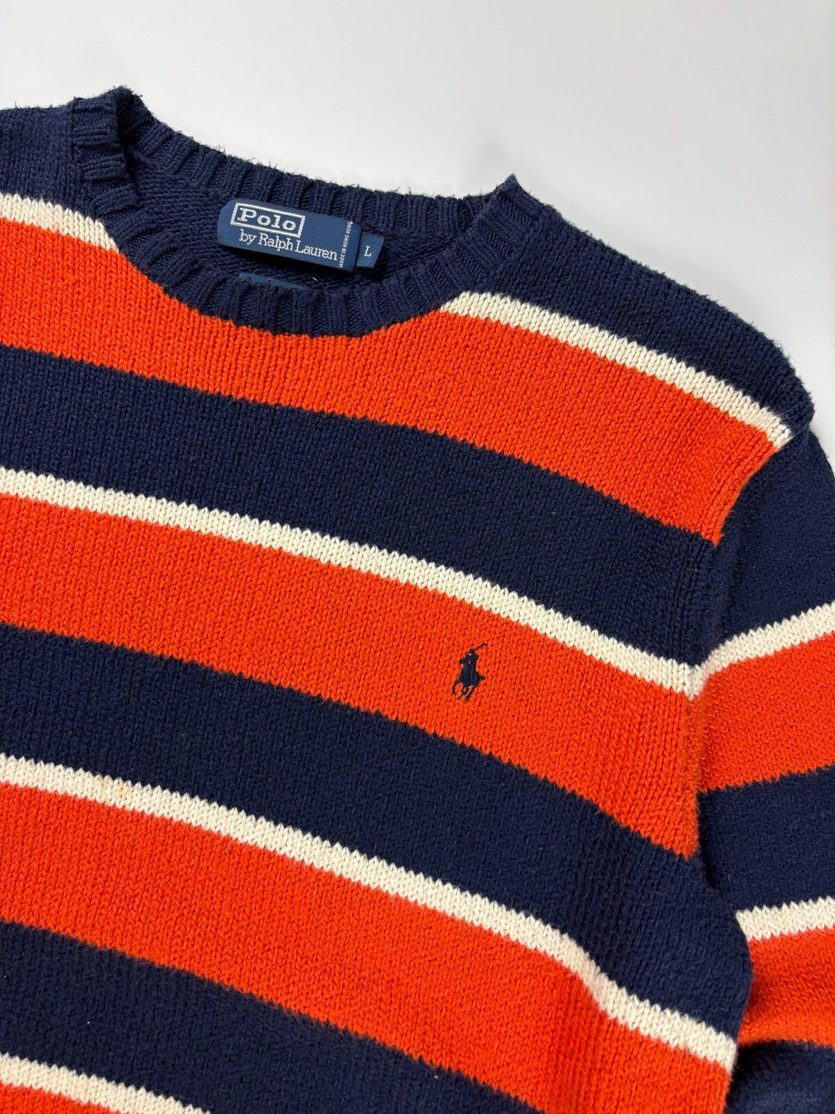 Vintage Striped Polo Ralph Lauren Knit Sweater