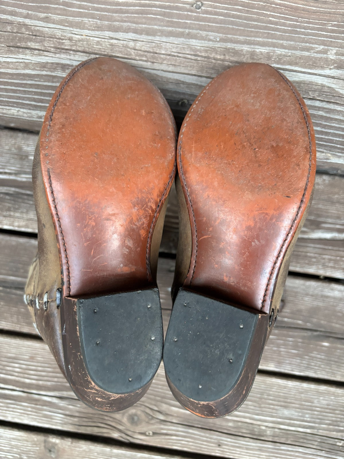 Vintage Durango Leather Cowboy Boots