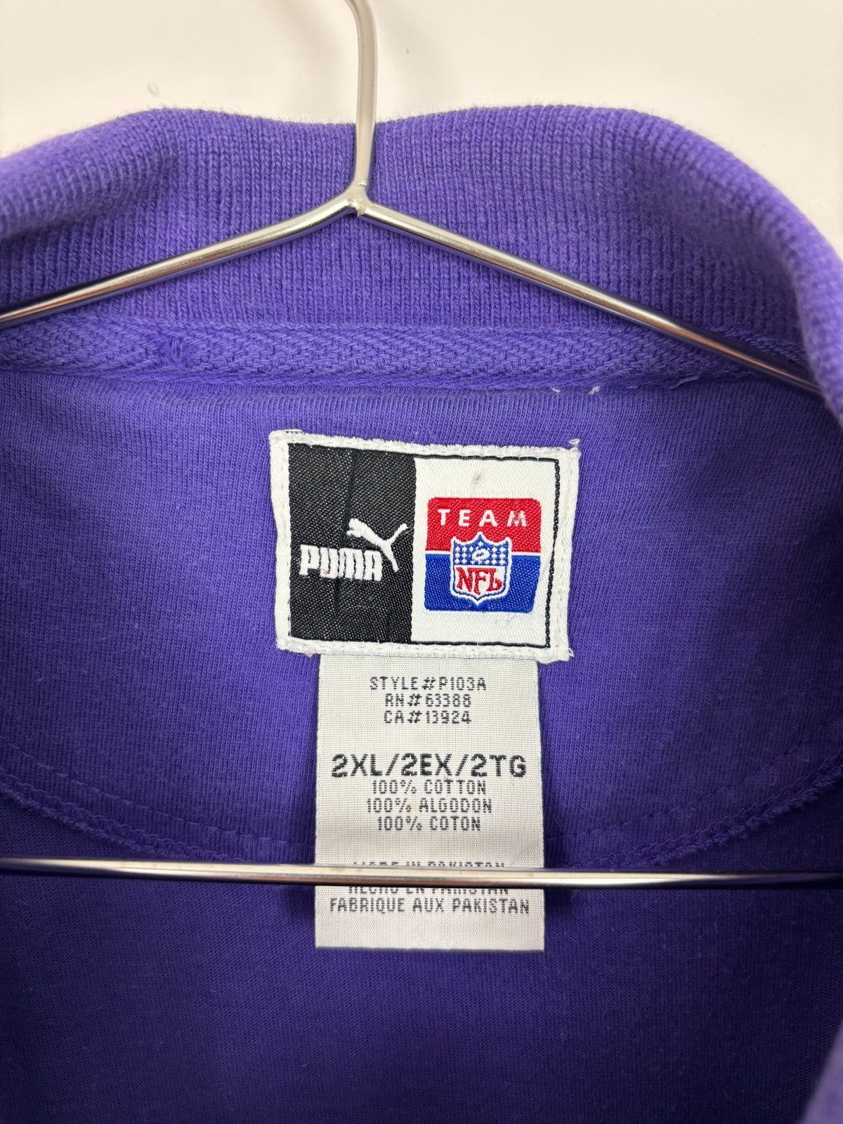 1990s Vintage Puma Minnesota Vikings Tee