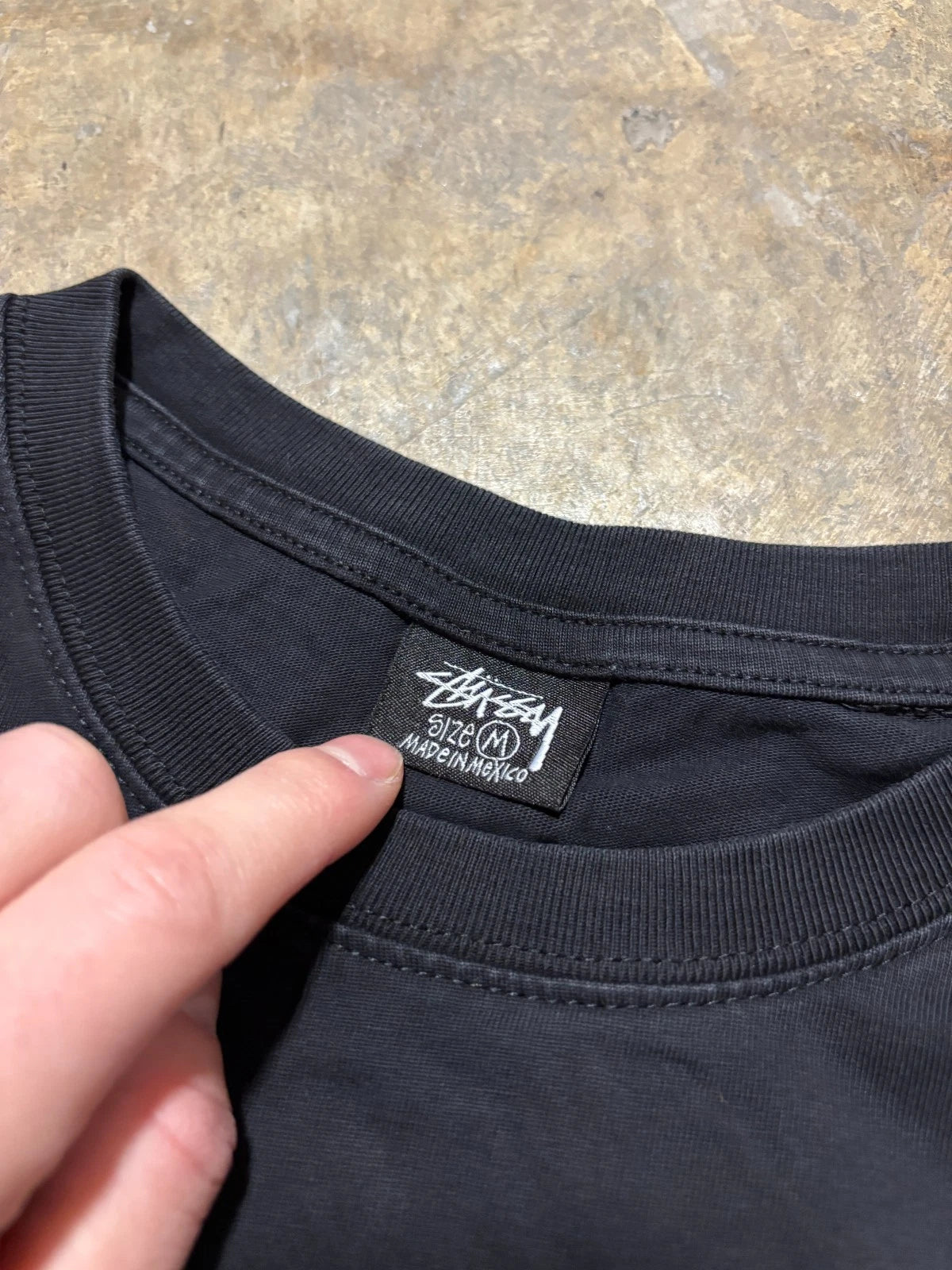 Stussy Dice T-Shirt / Size Medium / Black Graphic Tee