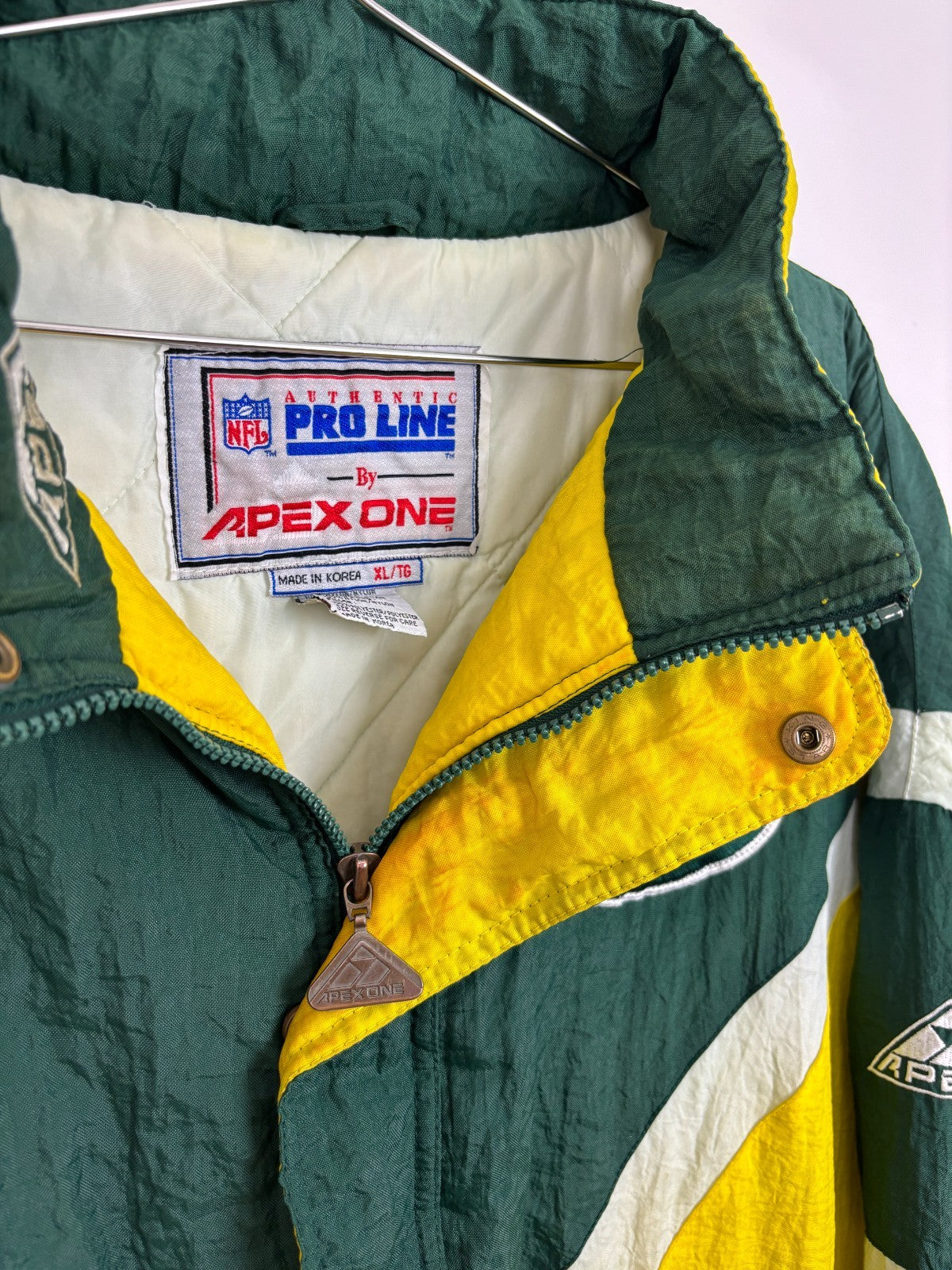 1990s Vintage Apex Green Bay Packers Jacket