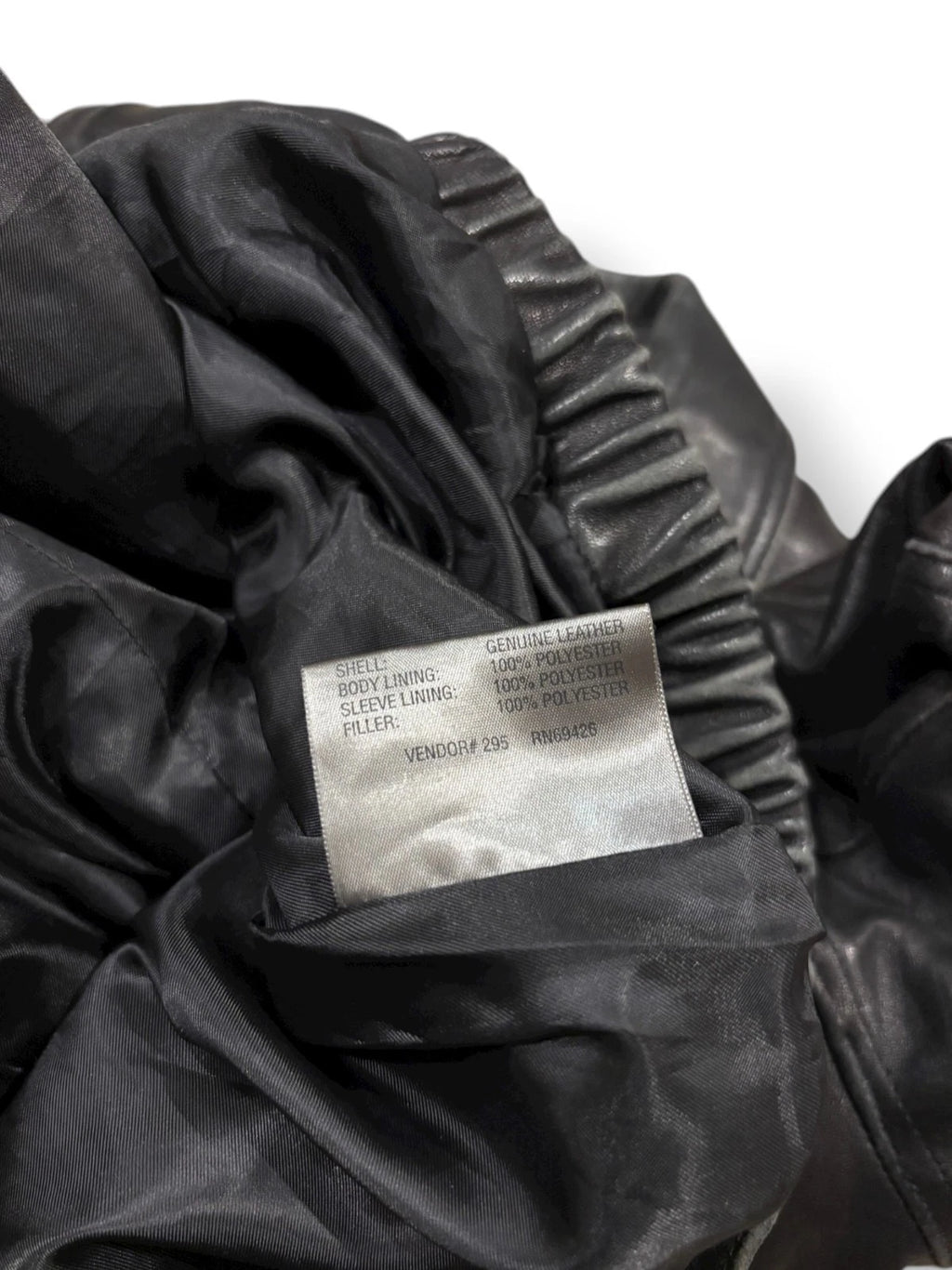 Vintage 1990s Black Leather Jacket - Small - Sergio Valente Insulated Coat