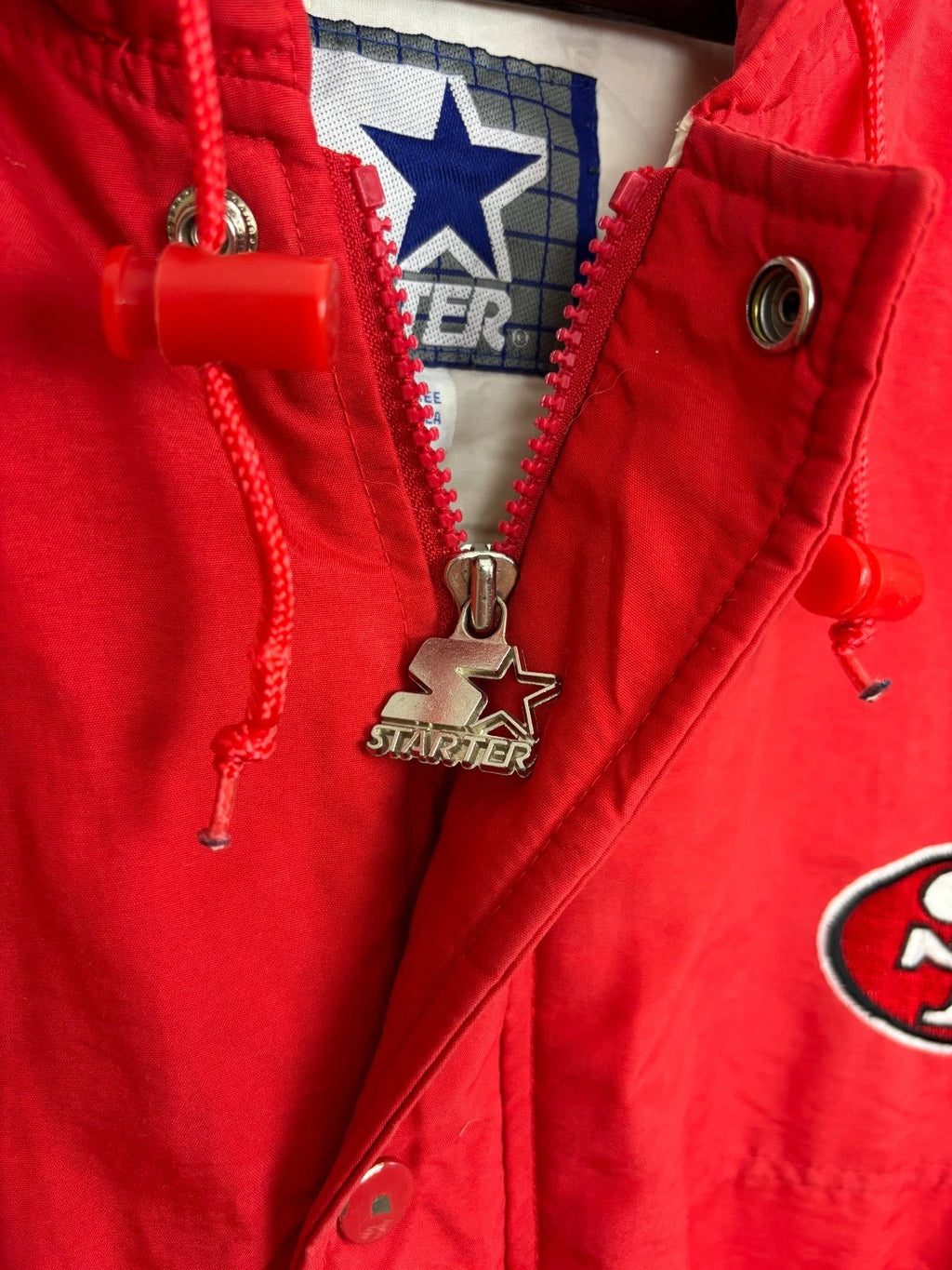 Vintage 1990s Starter San Francisco 49ers Jacket - XL - Red NFL Football