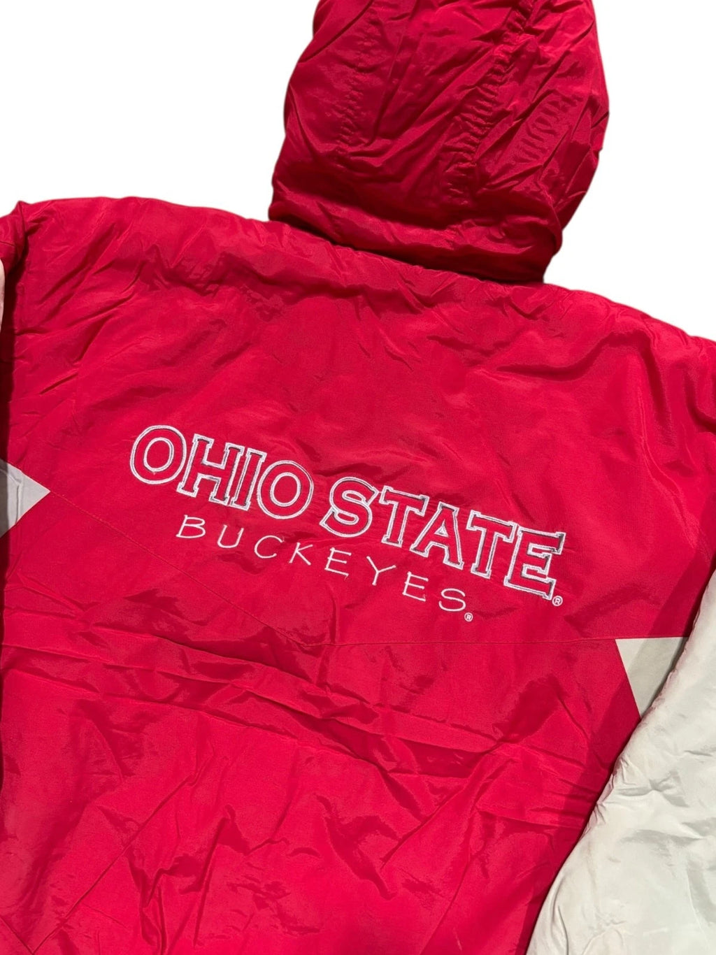 Vintage 1990s Red Ohio State Buckeyes Jacket - XL - Logo 7 - NCAA Football Coat