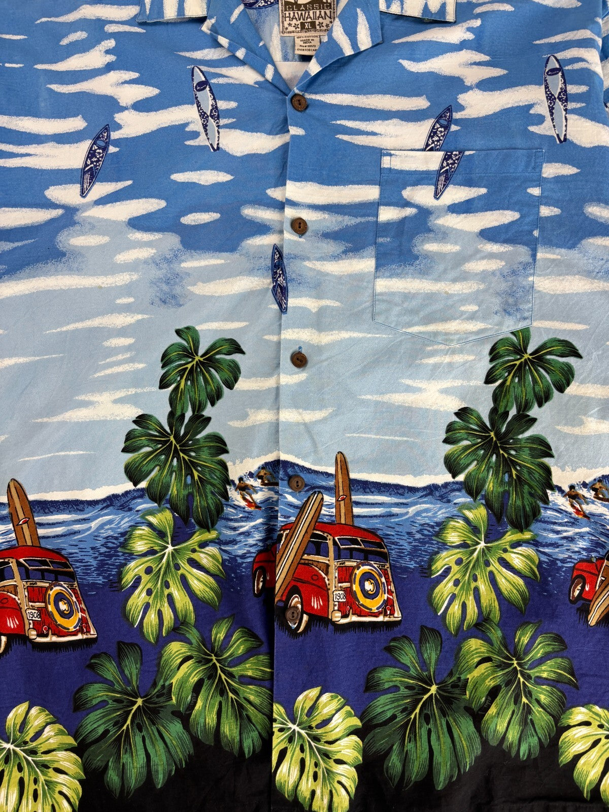 Vintage Classic Hawaiian Button Up Shirt