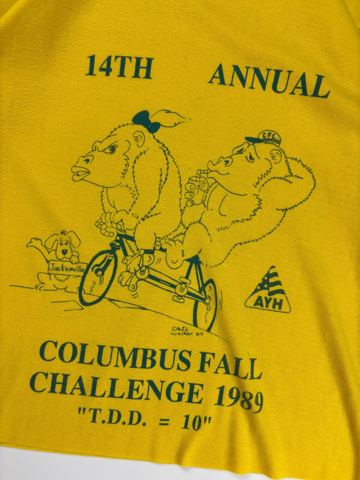 Vintage Columbus Fall Gorilla Ringer Tee