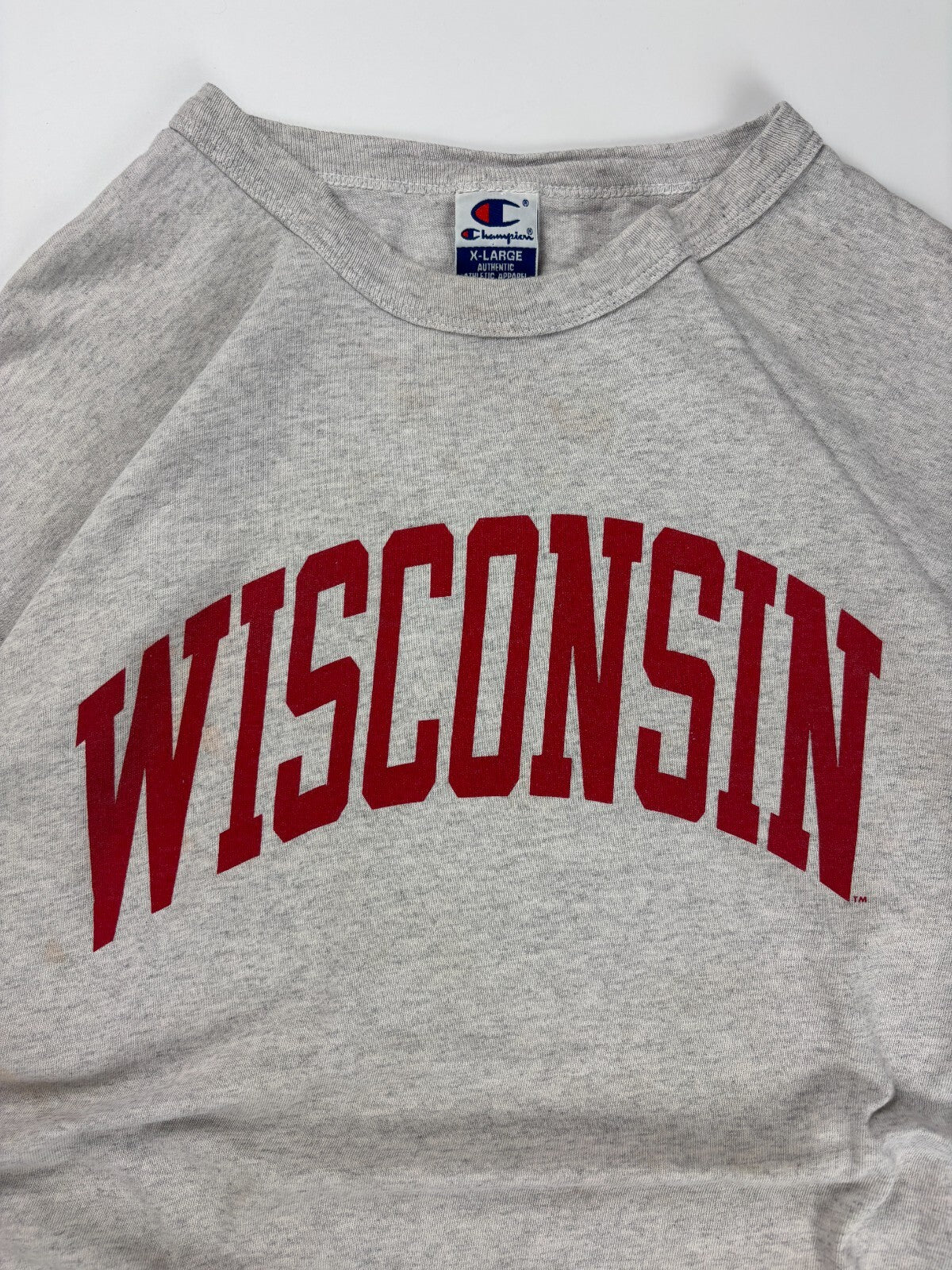 Vintage Champion Wisconsin University Tee