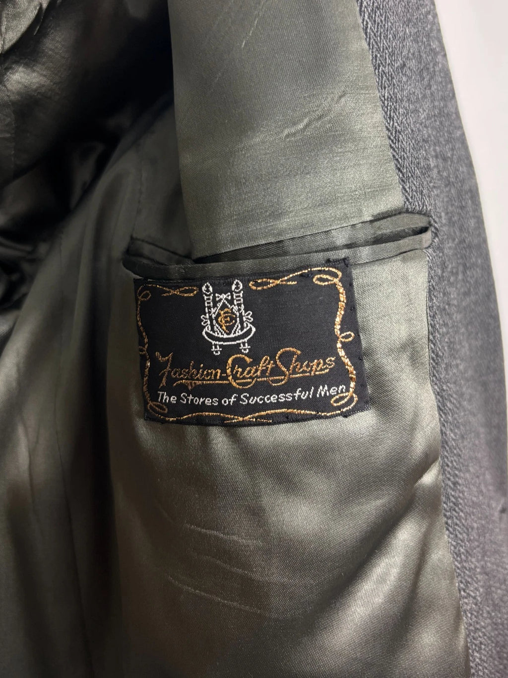 Vintage 1990s Wool Overcoat - Gray - Large - Men's Topcoat