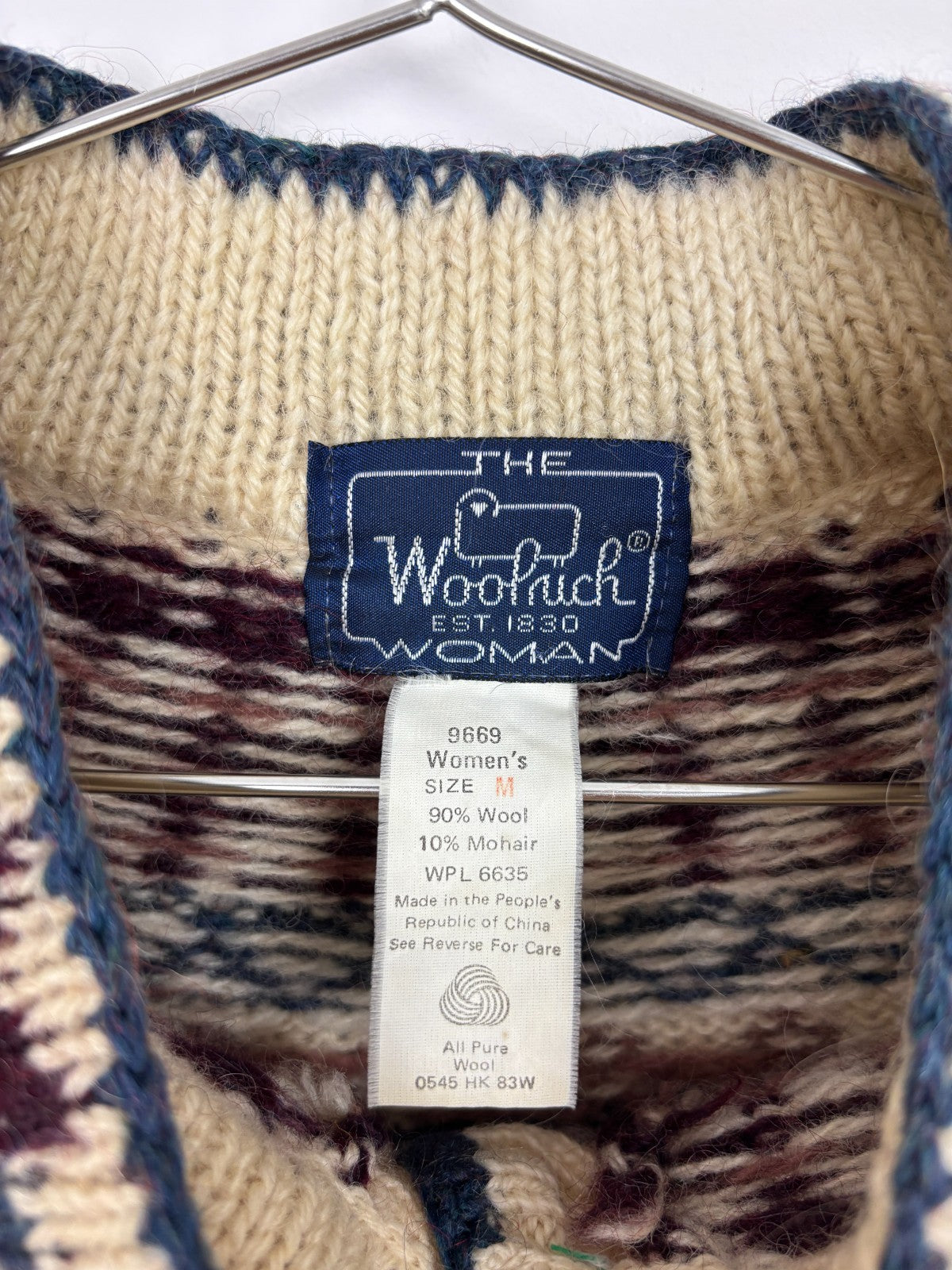 1990s Vintage Woolrich Wool Womens Sweater